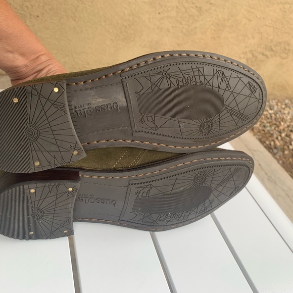 Bussola military green suede boots with laces size 7.5 (European 38) - Picture 11 of 16